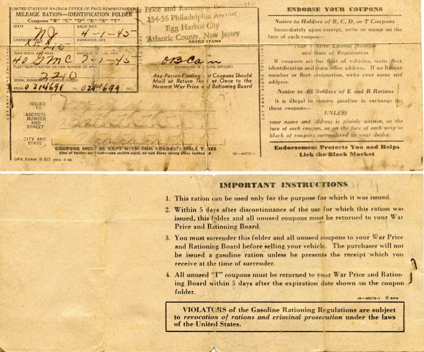 Official WW2 documents